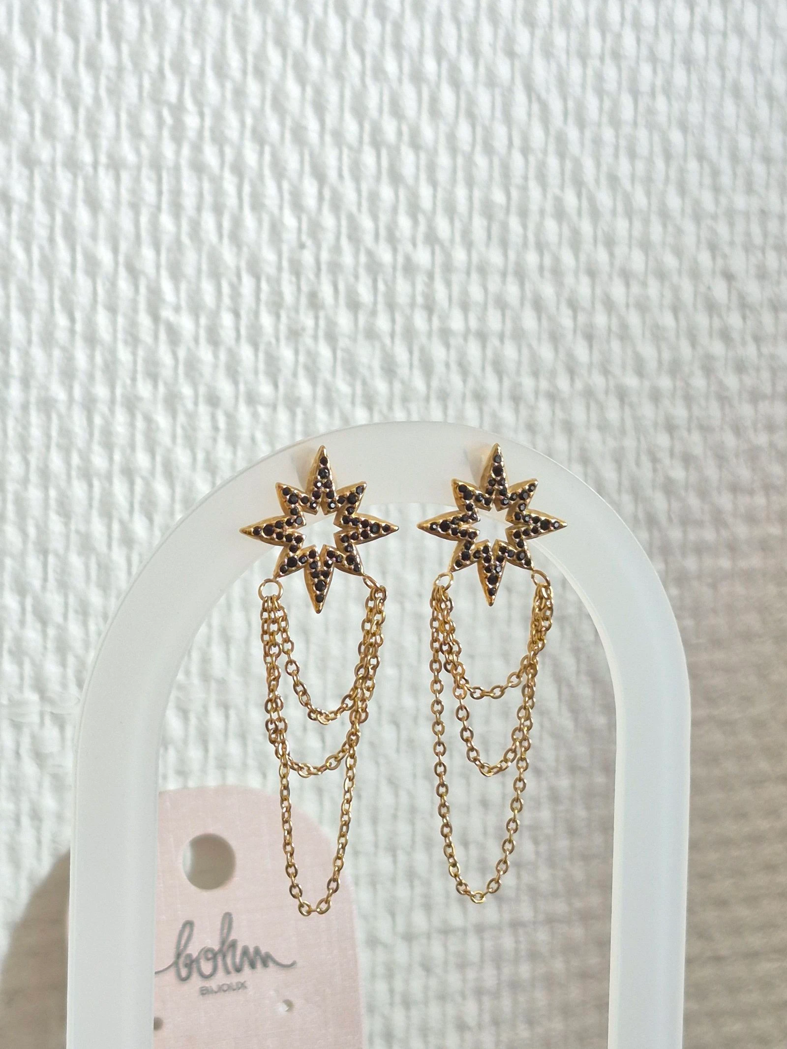 New Bohm earrings – Gold stainless steel – photo 2
